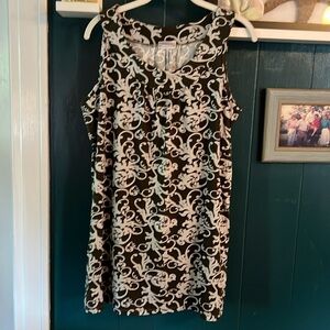 Laura Torelli sleeveless tunic- L